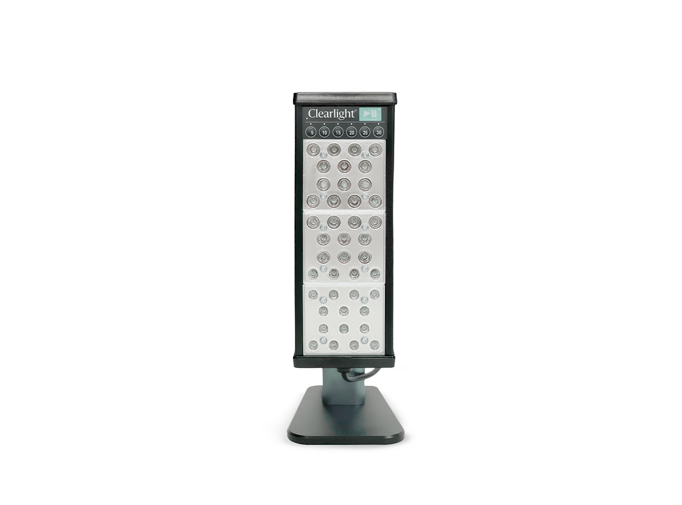 Front view of the black PERSONAL Tower + Stand